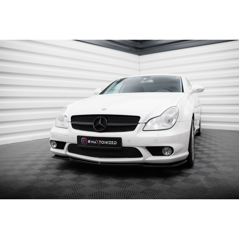 SPLITTER ANTERIORE V.1 Mercedes CLS C219 55AMG (Cod. M-ME-CLS-219-AMG-FD1G)