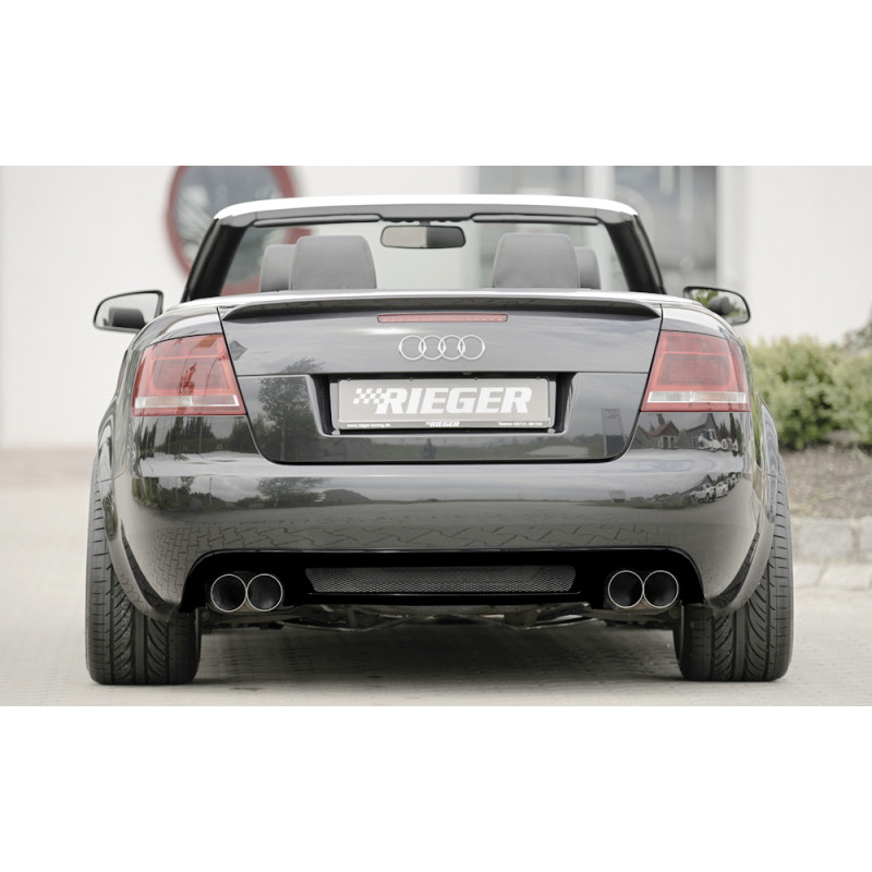 Audi A4 Tipo B6 – Rieger silenziatore posteriore destra/sinistra – 2x80 Tipo (Cod. F-AU061073-01