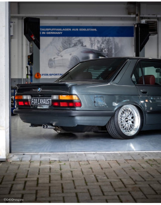 BMW E28 525e con Katalysator Silenziatore posteriore – 2x63 Tipo 12 (Cod. F-BM030312-044)