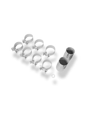 Mercedes M-Klasse Tipo W163 Silenziatore posteriore doppia uscita (Cod. F-MB060001-070)