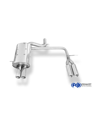 Volvo XC90 I Silenziatore posteriore con uscite destra e sinistra doppia uscita – 2x (Cod. F-VO070