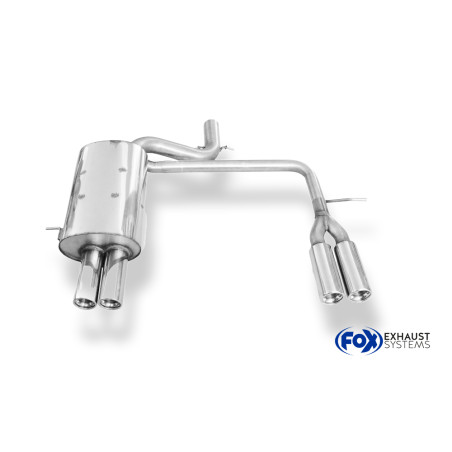 Volvo XC90 I Silenziatore posteriore con uscite destra e sinistra doppia uscita – 2x (Cod. F-VO070