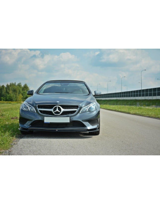 SPLITTER ANTERIORE V.1 Mercedes - Benz E Coupe / Cabrio C207 Facelift / A207 Facelit (Cod. M-ME-E-21