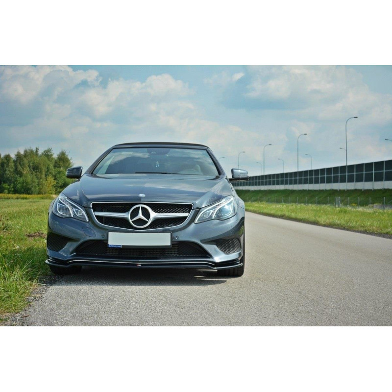 SPLITTER ANTERIORE V.1 Mercedes - Benz E Coupe / Cabrio C207 Facelift / A207 Facelit (Cod. M-ME-E-21