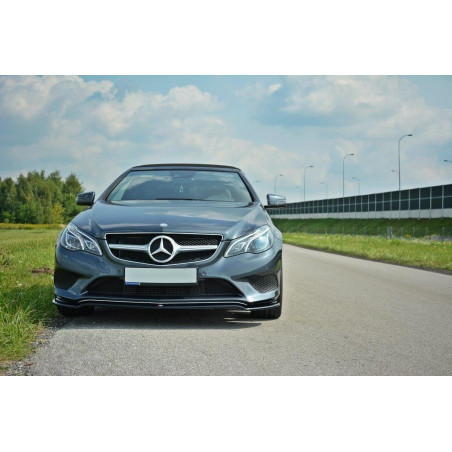 SPLITTER ANTERIORE V.1 Mercedes - Benz E Coupe / Cabrio C207 Facelift / A207 Facelit (Cod. M-ME-E-21