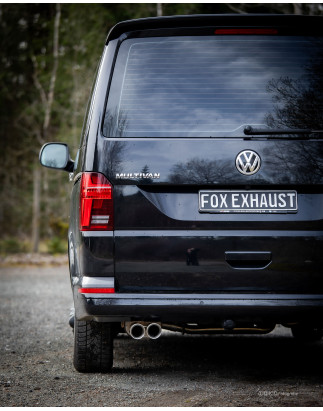 VW Bus T6.1 4motion Silenziatore posteriore con uscite destra e sinistra (duplex)x80 ty (Cod. F-VW13