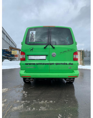 VW Bus T5/ T6 4motion Silenziatore posteriore con uscite destra e sinistra (duplex)x115 (Cod. F-VW13