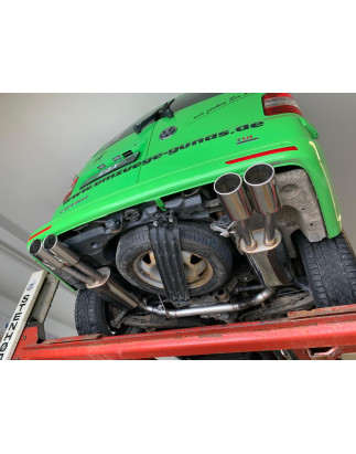 VW Bus T5/ T6 4motion Silenziatore posteriore con uscite destra e sinistra (duplex)x115 (Cod. F-VW13