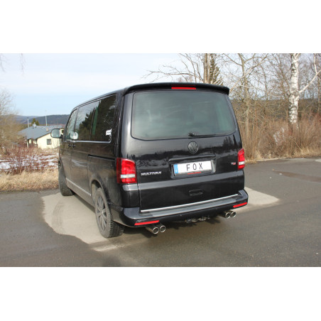 VW Bus T5/ T6 4motion Silenziatore posteriore con uscite destra e sinistra (duplex)x80 (Cod. F-VW131