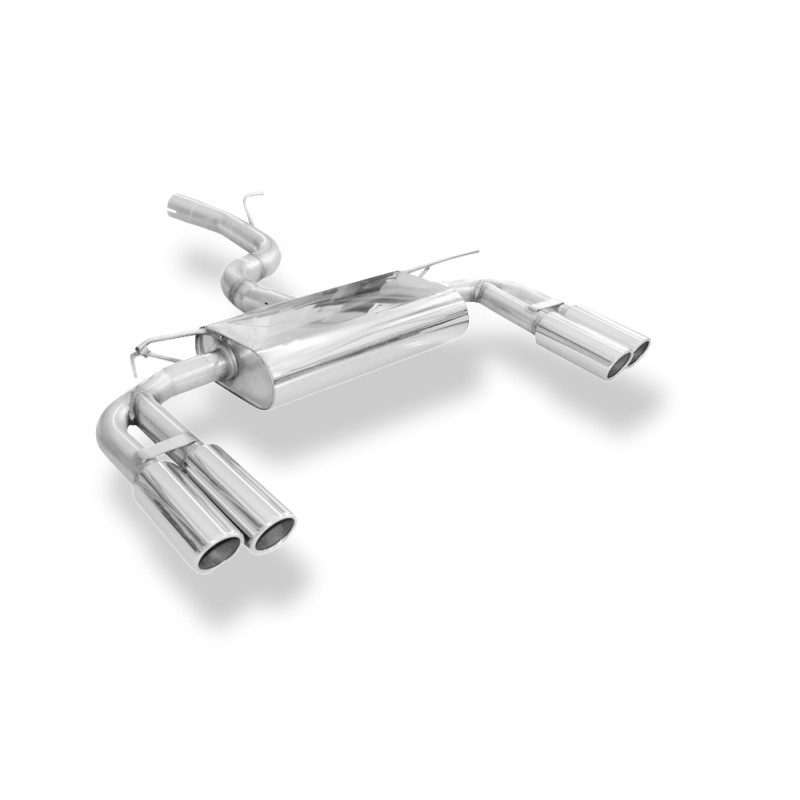 Seat Ateca 5FP – 4x4 Silenziatore posteriore con uscite destra e sinistra (duplex)x80 t (Cod. F-SE