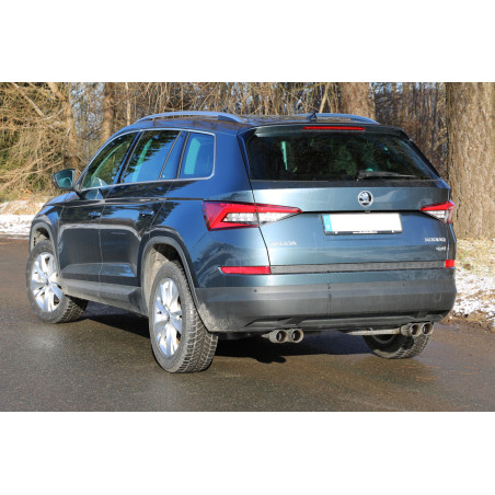 VW Tiguan II Diesel – 4motion Silenziatore posteriore con uscite destra e sinistra (Cod. F-SK12002