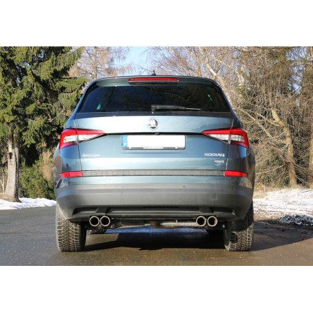 VW Tiguan II Diesel – 4motion Silenziatore posteriore con uscite destra e sinistra (Cod. F-SK12002