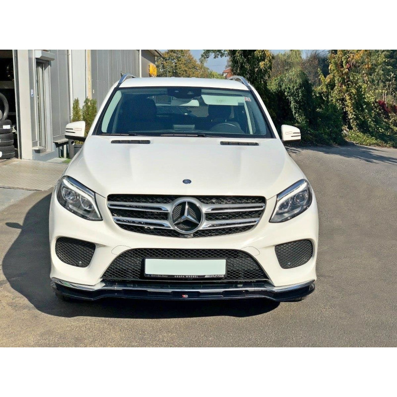 SPLITTER ANTERIORE V.1 Mercedes GLE W166 AMG-Line (Cod. M-ME-GLE-166-AMGLINE-FD1G)