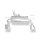 Jeep Wrangler III – JK Silenziatore uscita posteriore destra e sinistra (Cod. F-JE032005-597)