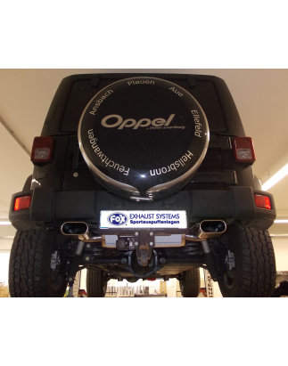 Jeep Wrangler III – JK Silenziatore uscita posteriore destra e sinistra (Cod. F-JE032005-597)