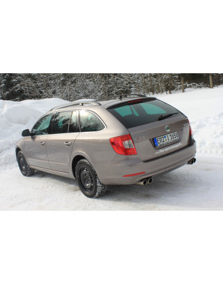 Skoda Superb 3T 4x4 Silenziatore posteriore destra e sinistra – 2x80 Tipo 16 (Cod. F-SK071003-130)