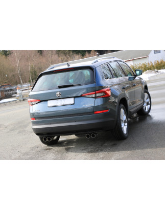VW Tiguan II Diesel – 4motion Silenziatore posteriore con uscite destra e sinistra (Cod. F-SK12001