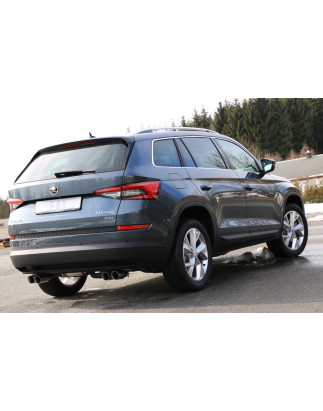 VW Tiguan II Diesel – 4motion Silenziatore posteriore con uscite destra e sinistra (Cod. F-SK12001