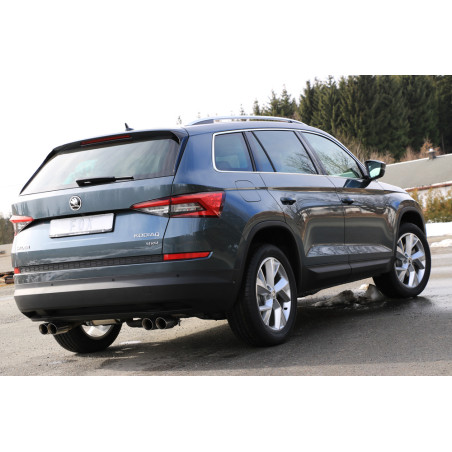 VW Tiguan II Diesel – 4motion Silenziatore posteriore con uscite destra e sinistra (Cod. F-SK12001