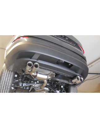 VW Tiguan II Diesel – 4motion Silenziatore posteriore con uscite destra e sinistra (Cod. F-SK12001