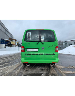 VW Bus T5/ T6 4motion Silenziatore posteriore con uscite destra e sinistra (duplex) – 160x8 (Cod. 