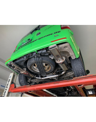 VW Bus T5/ T6 4motion Silenziatore posteriore con uscite destra e sinistra (duplex) – 160x8 (Cod. 