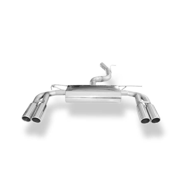 Seat Ateca 5FP – 4x4 Silenziatore posteriore con uscite destra e sinistra (duplex)x80 t (Cod. F-SE