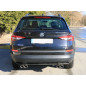 Skoda Kodiaq 4x4 Silenziatore posteriore con uscite destra e sinistra (duplex)x88x74 ty (Cod. F-SK12