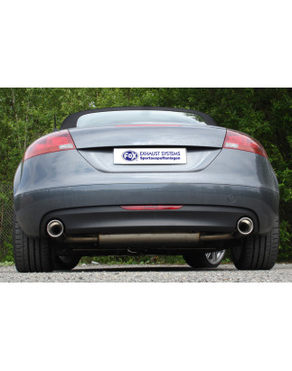 Audi TT 8J – 3,2 V6 Silenziatore posteriore destra e sinistra – 1x90 Tipo 17 (Cod. F-AU091035-15