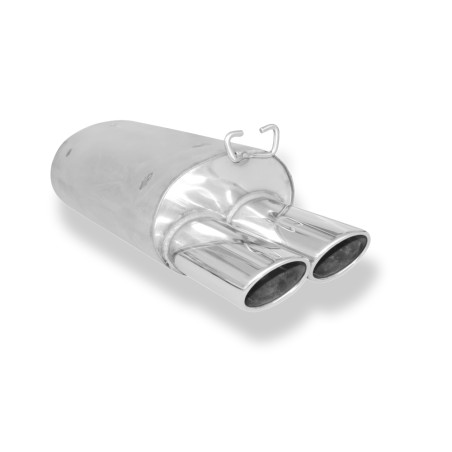 Mercedes SL Tipo R129 Silenziatore posteriore Ø70mm – 2x80 Tipo 13 (Cod. F-MB132002-748)