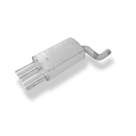 Mercedes SL Tipo R129 Silenziatore posteriore Ø70mm – 2x80 Tipo 13 (Cod. F-MB132002-748)