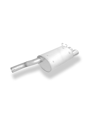 Mercedes SL Tipo R129 Silenziatore posteriore Ø70mm – 2x80 Tipo 13 (Cod. F-MB132002-748)