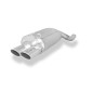 Mercedes SL Tipo R129 Silenziatore posteriore Ø70mm – 2x80 Tipo 13 (Cod. F-MB132002-748)