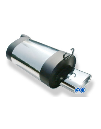 Mercedes SL Tipo R129 Silenziatore posteriore Ø70mm – 160x80 Tipo 53 (Cod. F-MB132002-597)