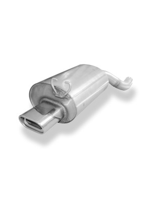 Mercedes SL Tipo R129 Silenziatore posteriore Ø70mm – 135x80 Tipo 53 (Cod. F-MB132002-593)