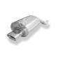 Mercedes SL Tipo R129 Silenziatore posteriore Ø70mm – 135x80 Tipo 53 (Cod. F-MB132002-593)