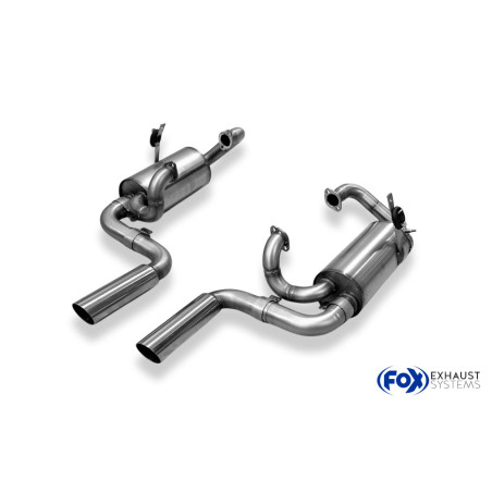 VW Käfer Silenziatore posteriore destra e sinistra – 2x70 Tipo 14 (Cod. F-VW010003-086)