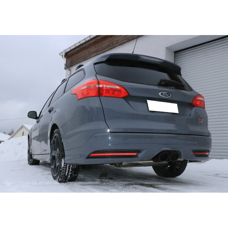 Ford Focus III ST Turnier Silenziatore posteriore con uscite destra e sinistra (duplex) (Cod. F-FO03