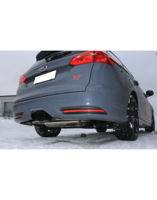 Ford Focus III ST Turnier Silenziatore posteriore con uscite destra e sinistra (duplex) (Cod. F-FO03