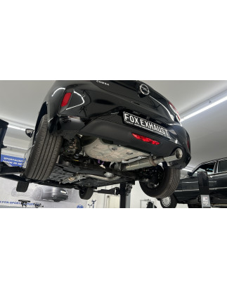Opel Corsa F Silenziatore posteriore and Silenziatore anteriore – 1x100 tipo (Cod. F-OP035001-293-