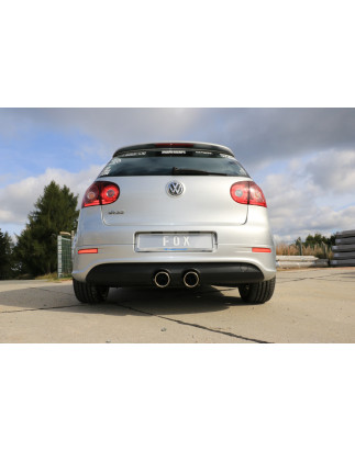 VW Golf V R32 Silenziatore posteriore uscita contig – 2x100 Tipo 16 (Cod. F-VW054232-134)