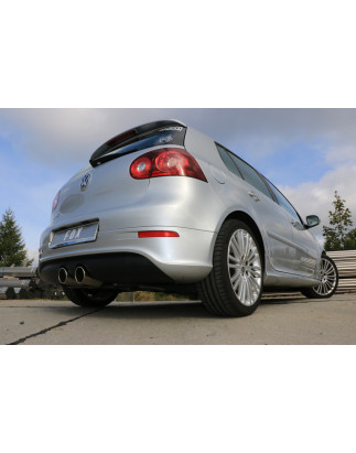 VW Golf V R32 Silenziatore posteriore uscita contig – 2x100 Tipo 16 (Cod. F-VW054232-134)