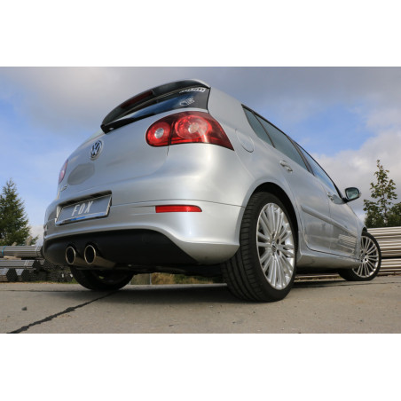 VW Golf V R32 Silenziatore posteriore uscita contig – 2x100 Tipo 16 (Cod. F-VW054232-134)