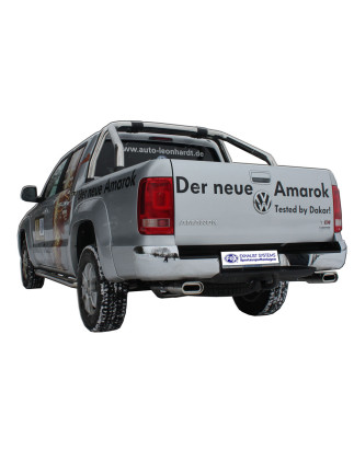 VW Amarok 4x4 Silenziatore posteriore con uscite destra e sinistra (duplex) – 160x80 Tipo 5 (Cod. 