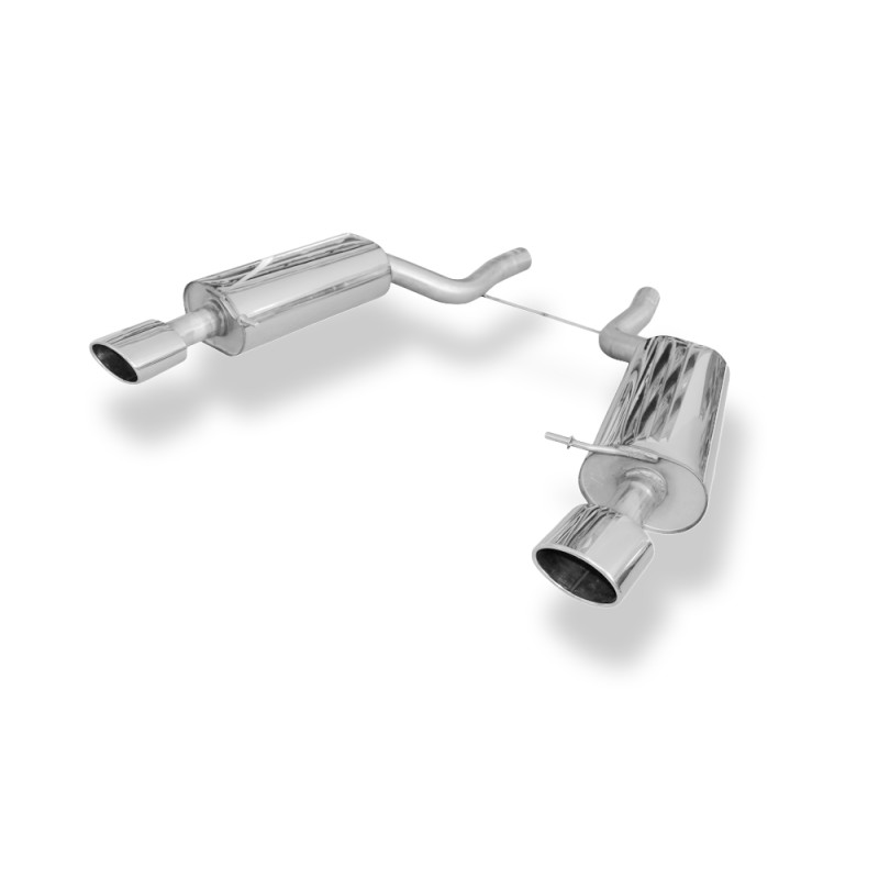 Audi RS6 4B Silenziatore posteriore 70mm destra e sinistra – 140x90 Tipo 32 (Cod. F-AU071081-351)
