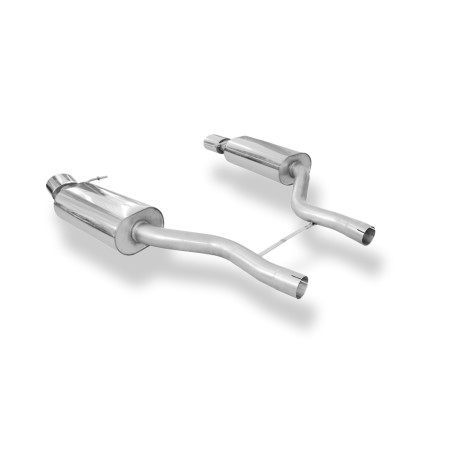Audi RS6 4B Silenziatore posteriore 70mm destra e sinistra – 140x90 Tipo 32 (Cod. F-AU071081-351)