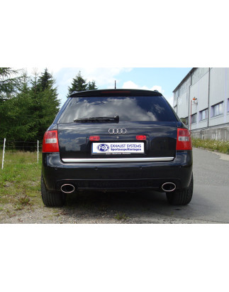 Audi RS6 4B Silenziatore posteriore 70mm destra e sinistra – 140x90 Tipo 32 (Cod. F-AU071081-351)