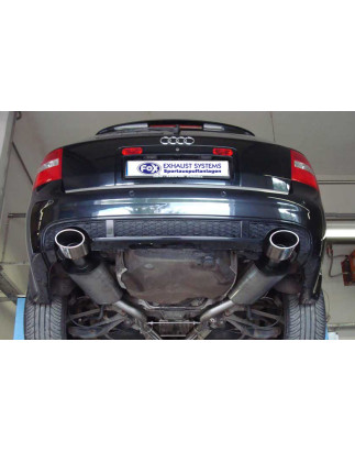Audi RS6 4B Silenziatore posteriore 70mm destra e sinistra – 140x90 Tipo 32 (Cod. F-AU071081-351)