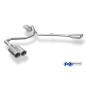 VW Amarok 4x4 Silenziatore posteriore con uscite destra e sinistra (duplex)x80 Tipo 17 (Cod. F-VW210