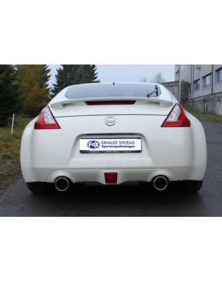 Nissan 370Z Silenziatore posteriore con uscite destra e sinistra (duplex) – 1x100 Tipo 13 r (Cod. 